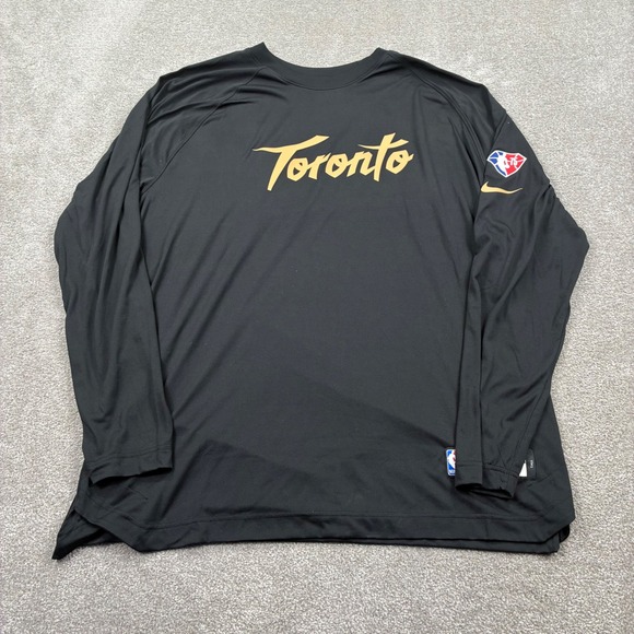 Nike NBA Toronto Raptors Long Sleeve Shirt Mens XL-Tall Basketball - Picture 1 of 11